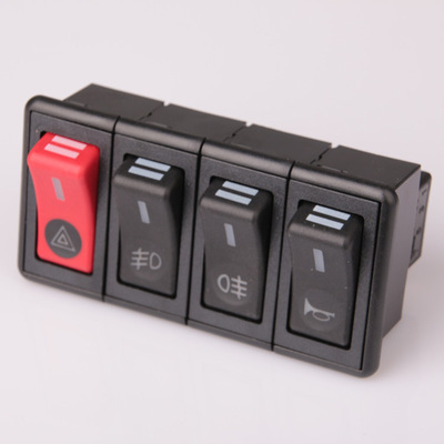 【【廠家直銷】慈溪專業生產汽車組合開關、 汽車翹板開關 暖風開關】價格,廠家,圖片,電工開關,慈溪市騰輝汽車零部件-